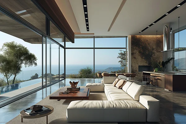 Living Area Interior Design - Novarch AI
